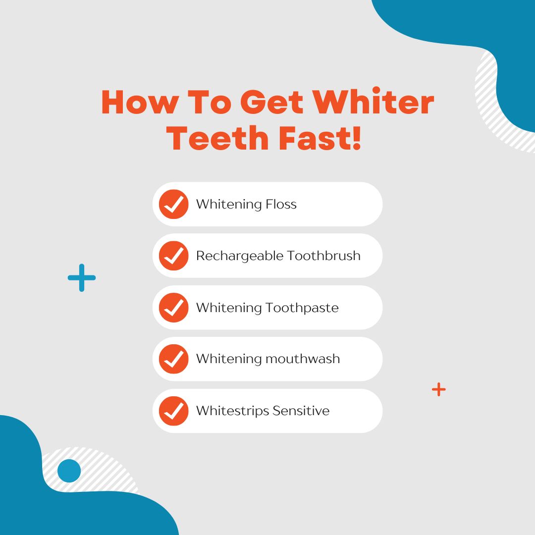 How to get whiter teeth